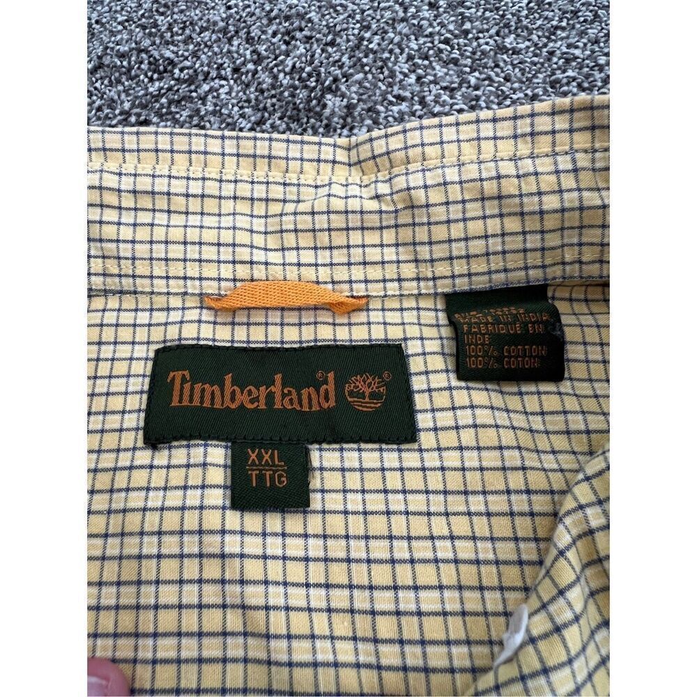 Timberland Men's XXL Checkered Button-Down Shirt - Picture 5 of 7